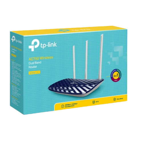 Routeur TP-Link ARCHER C20 AC750 WiFi bi-bande 300 Mbps (ARCHERC20)